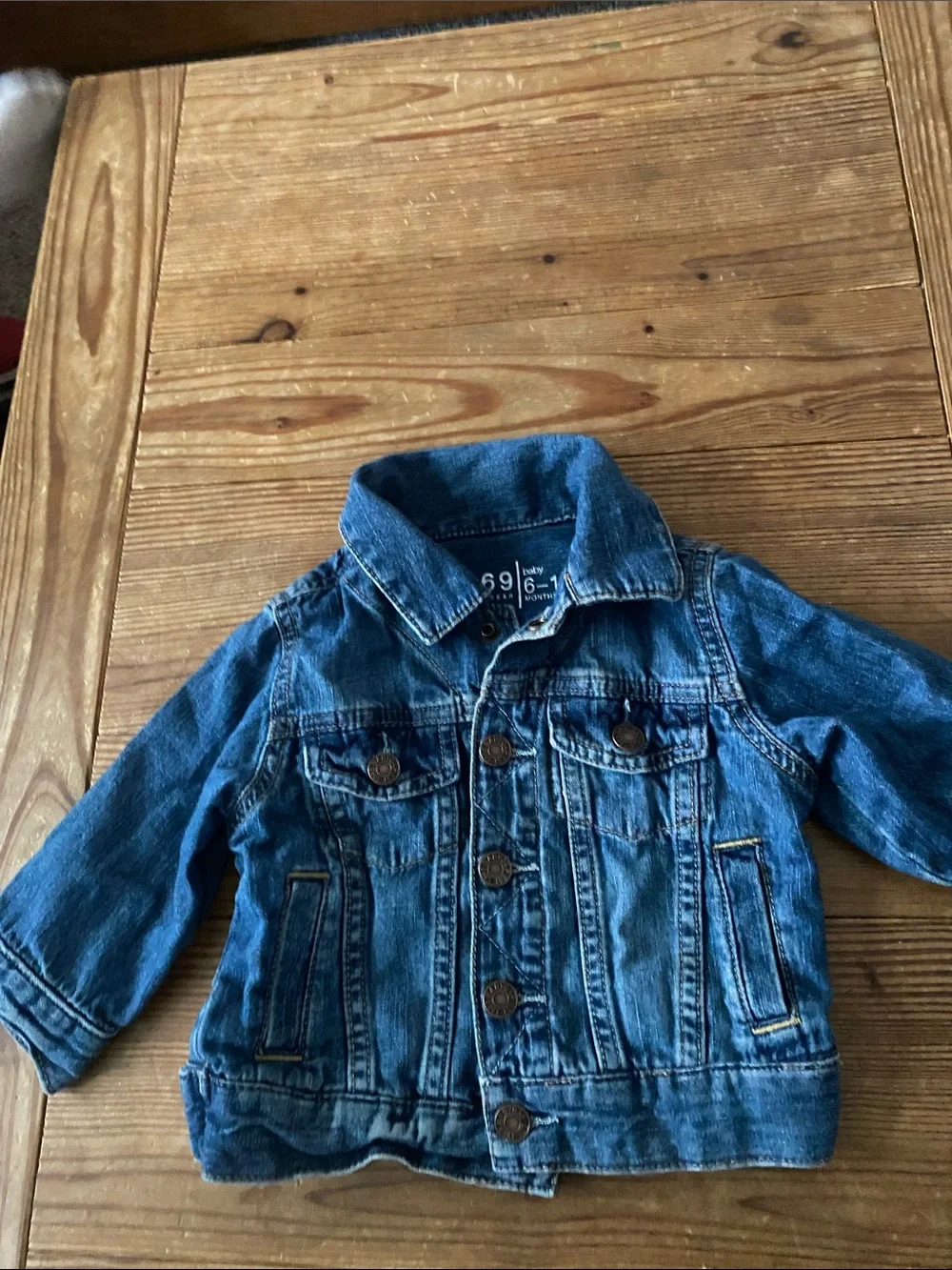 GAP Baby Jean Jacket in Classic Blue Denim